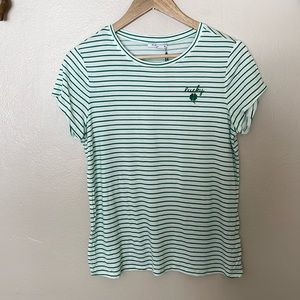 ☘️NWOT Lucky Stripe Tee☘️ Medium